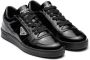 Prada Downtown leather sneakers Black - Thumbnail 2