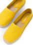 Prada embossed-logo cotton espadrilles Yellow - Thumbnail 5