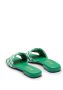 Prada enamel-logo slip-on sandals Green - Thumbnail 3