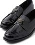 Prada enamel triangle-logo leather loafers Black - Thumbnail 5