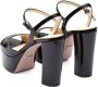 Prada high-heeled patent leather sandals Black - Thumbnail 3
