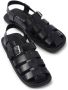 Prada interwoven straps flat sandals Black - Thumbnail 4