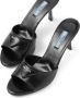 Prada leather heeled mules Black - Thumbnail 5