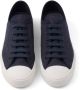 Prada logo-embossed lace-up sneakers Blue - Thumbnail 4