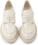 Prada Chocolate patent leather loafers White - Thumbnail 4
