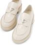 Prada Chocolate patent leather loafers White - Thumbnail 5
