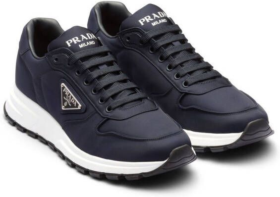 Prada logo-print low-top sneakers Blue