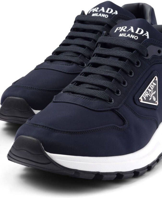 Prada logo-print low-top sneakers Blue