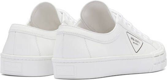 Prada logo print low-top sneakers White