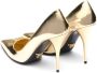 Prada metallic leather pumps Gold - Thumbnail 3