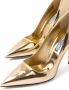 Prada metallic leather pumps Gold - Thumbnail 4