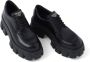 Prada Monolith brushed leather lace-up shoes Black - Thumbnail 4