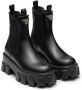 Prada Moonlith brushed leather ankle boots Black - Thumbnail 2