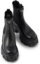 Prada Moonlith brushed leather ankle boots Black - Thumbnail 4