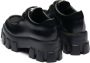 Prada Moonlith brushed leather lace-up shoes Black - Thumbnail 3