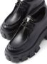 Prada Moonlith brushed leather lace-up shoes Black - Thumbnail 5