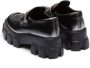 Prada Moonlith ombré-effect leather loafers Black - Thumbnail 3