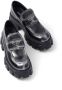 Prada Moonlith ombré-effect leather loafers Black - Thumbnail 4