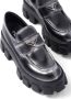 Prada Moonlith ombré-effect leather loafers Black - Thumbnail 5