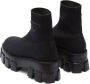 Prada Monolith sock-style ankle boots Black - Thumbnail 3