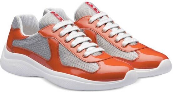 Prada America s Cup low-top sneakers Orange