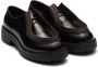 Prada opaque brushed-leather lace-up shoes Black - Thumbnail 2