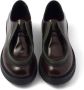 Prada opaque brushed-leather lace-up shoes Brown - Thumbnail 4
