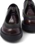 Prada opaque brushed-leather lace-up shoes Brown - Thumbnail 5