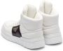Prada padded leather high-top sneakers White - Thumbnail 3