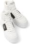 Prada padded leather high-top sneakers White - Thumbnail 4