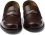 Prada penny-slot leather loafers Brown - Thumbnail 4