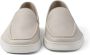 Prada piped-trim leather loafers Grey - Thumbnail 5