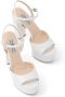 Prada platform block heel sandals White - Thumbnail 3