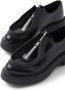 Prada raised-edge leather lace-up shoes Black - Thumbnail 5