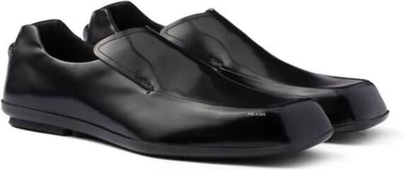 Prada Razor leather loafers Black