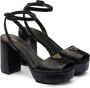 Prada sequinned platform sandals Black - Thumbnail 2