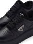 Prada shearling-trim flatform sneakers Black - Thumbnail 5