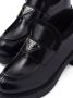 Prada brushed leather loafers Black - Thumbnail 5