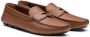 Prada slip-on leather loafers Brown - Thumbnail 2