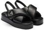 Prada Soft padded nappa leather sandals Black - Thumbnail 2