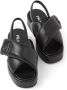 Prada Soft padded nappa leather sandals Black - Thumbnail 4