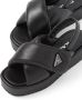 Prada Soft padded nappa leather sandals Black - Thumbnail 5