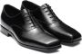 Prada square-toe brushed leather shoes Black - Thumbnail 2