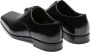 Prada square-toe brushed leather shoes Black - Thumbnail 3