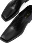 Prada square-toe brushed leather shoes Black - Thumbnail 5
