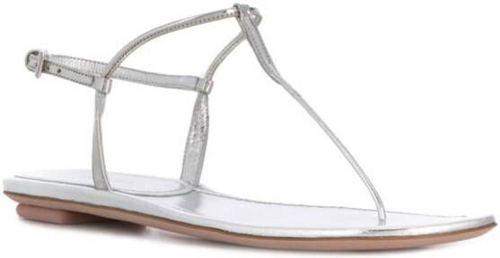 Prada thong sandals Silver