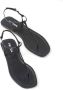 Prada thong-strap flat sandals Black - Thumbnail 4