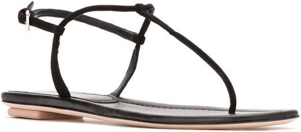 Prada thong strap sandals Black