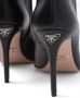 Prada triangle logo 95mm ankle boots Black - Thumbnail 5