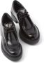 Prada brushed leather lace-up shoes Black - Thumbnail 4